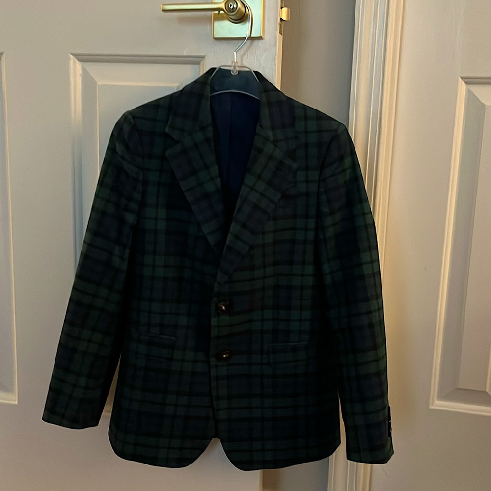 Vineyard Vines Boys Blackwatch Plaid Blazer